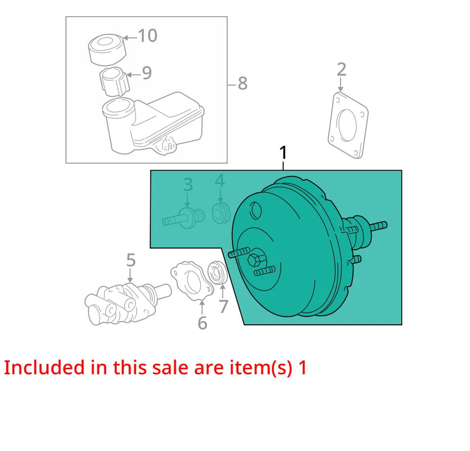 Elevador de freno eléctrico Scion xB 2004 fabricante de equipos originales 104 k millas - LKQ427000169 Foto 4 de 4