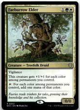 Faeburrow Elder 53 Rare Commander: Lorwyn Eclipsed Magic: The Gathering NM