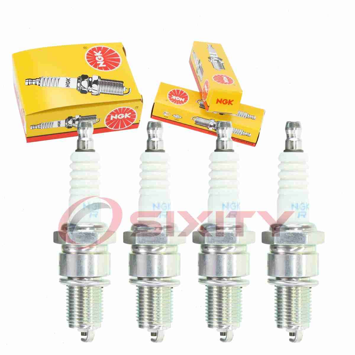 4 pc NGK Standard Spark Plugs for 1989-1991 GMC Tracker 1.6L L4 Ignition ks