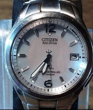 CITIZEN ATTESA Titanium Radio Solar Watch 3000pcs Limited Used