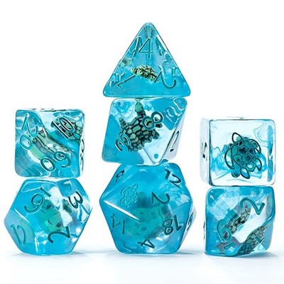Gate Keeper Games Poly Set - Sea Turtle 7 Gkgid332