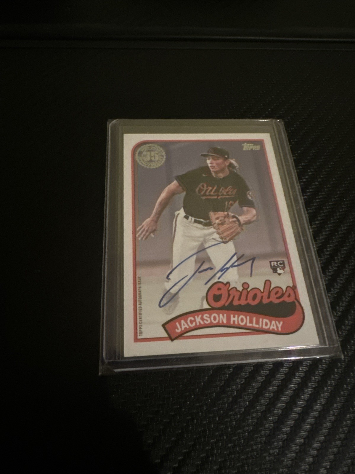 2024 Topps Update - 1989 Topps Baseball Auto Jackson Holliday #89BA2-JH (AU RC)