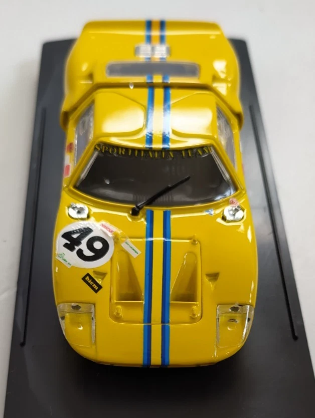 BANG 1:43 AUTO DIE CAST  FORD GT 40 SPORTITALIA TEAM #49 EDIZIONE LIMITATA  1009 - Immagine 3 di 4