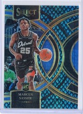 2023-24 PANINI SELECT MARCUS SASSER ROOKIE PREMIER DRAGON SCALE PRIZM /8