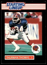 Thurman Thomas 1989 Kenner Starting Lineup Cards #3992976080 Bills NFL READ