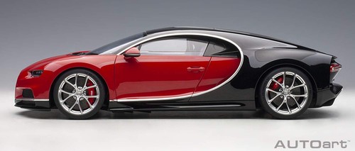 AUTOart 1 12 Bugatti Chiron 2017 Red Black 12113 - Picture 8 of 9