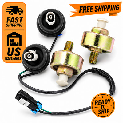 Knock Sensor w/Harness for Chevy GMC 1500 2500 Cadillac Hummer H2 4.8L 5.3L 6.0L