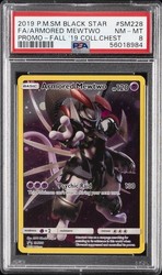Armored Mewtwo SM228 Black Star Promo Holo