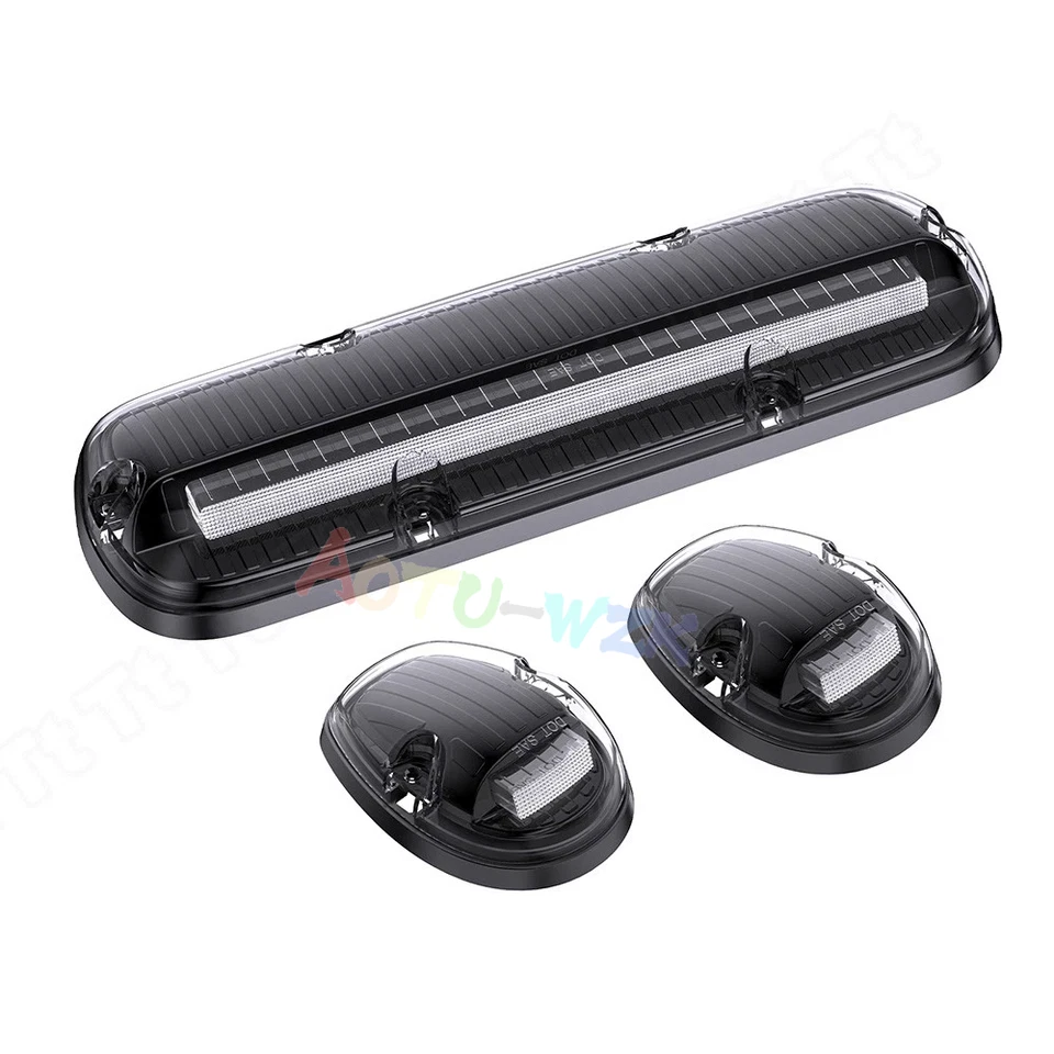 3 peças para Silverado 1500 GMC Sierra 2500 caminhão SUV cabine marcador de teto luz de circulação - Imagem 2 de 4