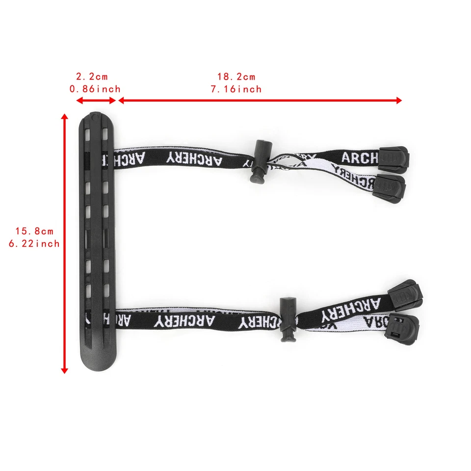 Arm Guard Shooting Forearm Protector Gear Adjustable Archery Recurve Bow Hunting - Image 3 of 4