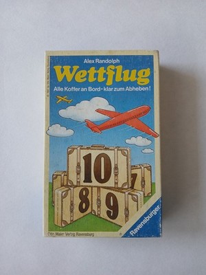 Wettflug - Ravensburger Spieleverlag 1987 Alex Randolph Vintage Spiel