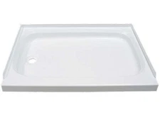 Lippert 210373 24" x 36" Shower Pan; Left Drain - White