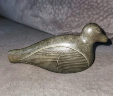 Intuit Vintage Soapstone Carving HAITI Native American