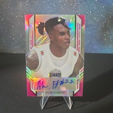 2021-22 Leaf Metal Portrait Autographs Pink Rainbow Auto /25 Allen Flanigan