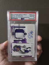 Justin Jefferson 2020 Panini Impeccable Rookie Patch Auto /99 RPA #RPA-JUJ