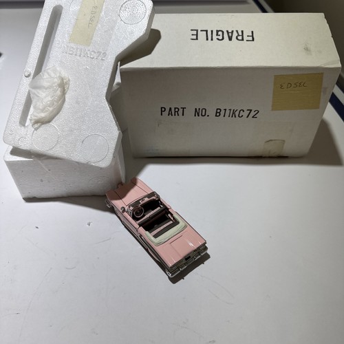 Franklin Mint 1:43 1958 Edsel Citation Convertible Pink Diecast Car B11KC72 - Picture 17 of 19