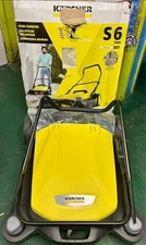 Karcher S6 Twin Outdoor Push Sweeper 10 Gallon Walk Behind Floor Street Sweeper