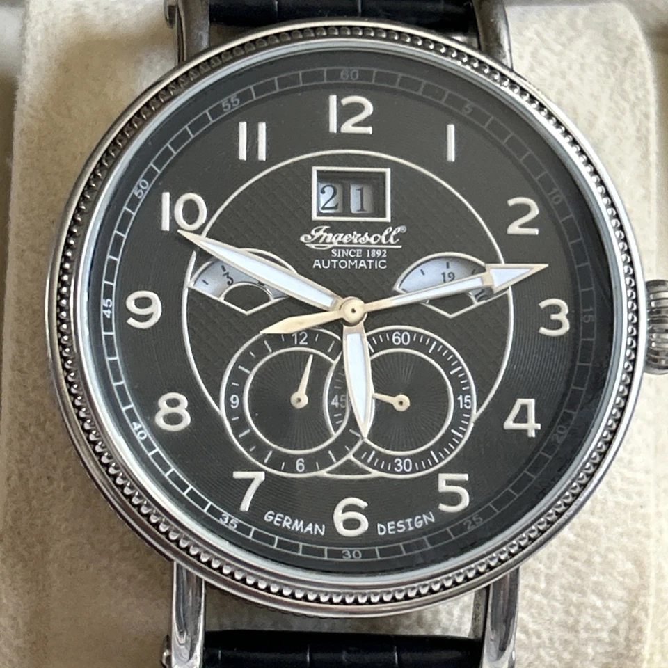 Ingersoll Herrenuhr automatik Lee IN 2603 BK Limited Edit. in OVP mit Anleitung. - Bild 2 von 4