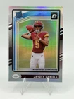 2024 Panini Donruss Rated Rookie Jayden Daniels #389 Optic Preview Holo Prizm RC