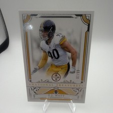 2025 Panini National Treasures T.J. Watt Serial Numbered #85 Steelers 7 /99