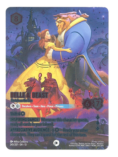 Belle & Beast - Certain as the Sun #245 Lorcana Attack of the Vine card price