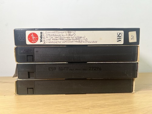 Bundle of 4 x Used/Blank VHS Video Cassette Tapes - various brands & lengths - Picture 3 of 5
