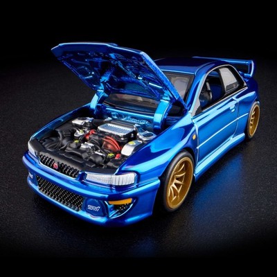 Hot Wheels RLC 1998 Subaru Impreza 22B-STi Version Blue Mattel