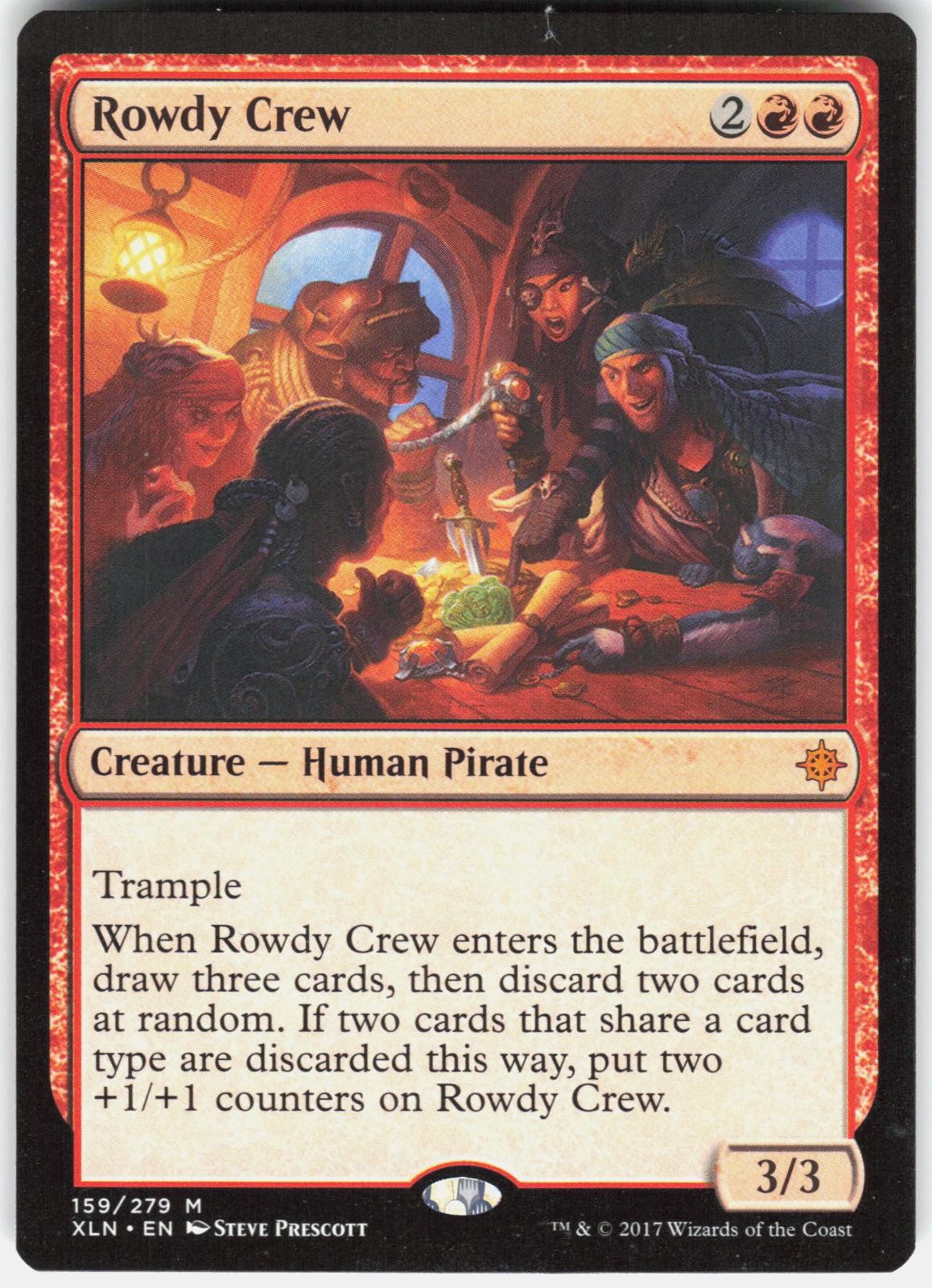 Rowdy Crew 159 Mythic Ixalan Magic: The Gathering Lightly Played