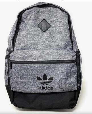 Adidas Original Base Backpack Travel Gym Work School Adult/Youth Grey Unisex NWT