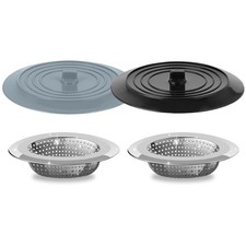 4 Pack Sink Strainer Silicone Kitchen Drain Filter Stopper