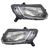 Scheinwerfer Set Links & Rechts H4/W21/5W Mit Tagfahrlicht FüR Dacia Sandero Ii