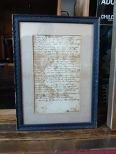 Antique Manuscript Undated 1700's  Religious Poetry Bethia Horten Genealogy 