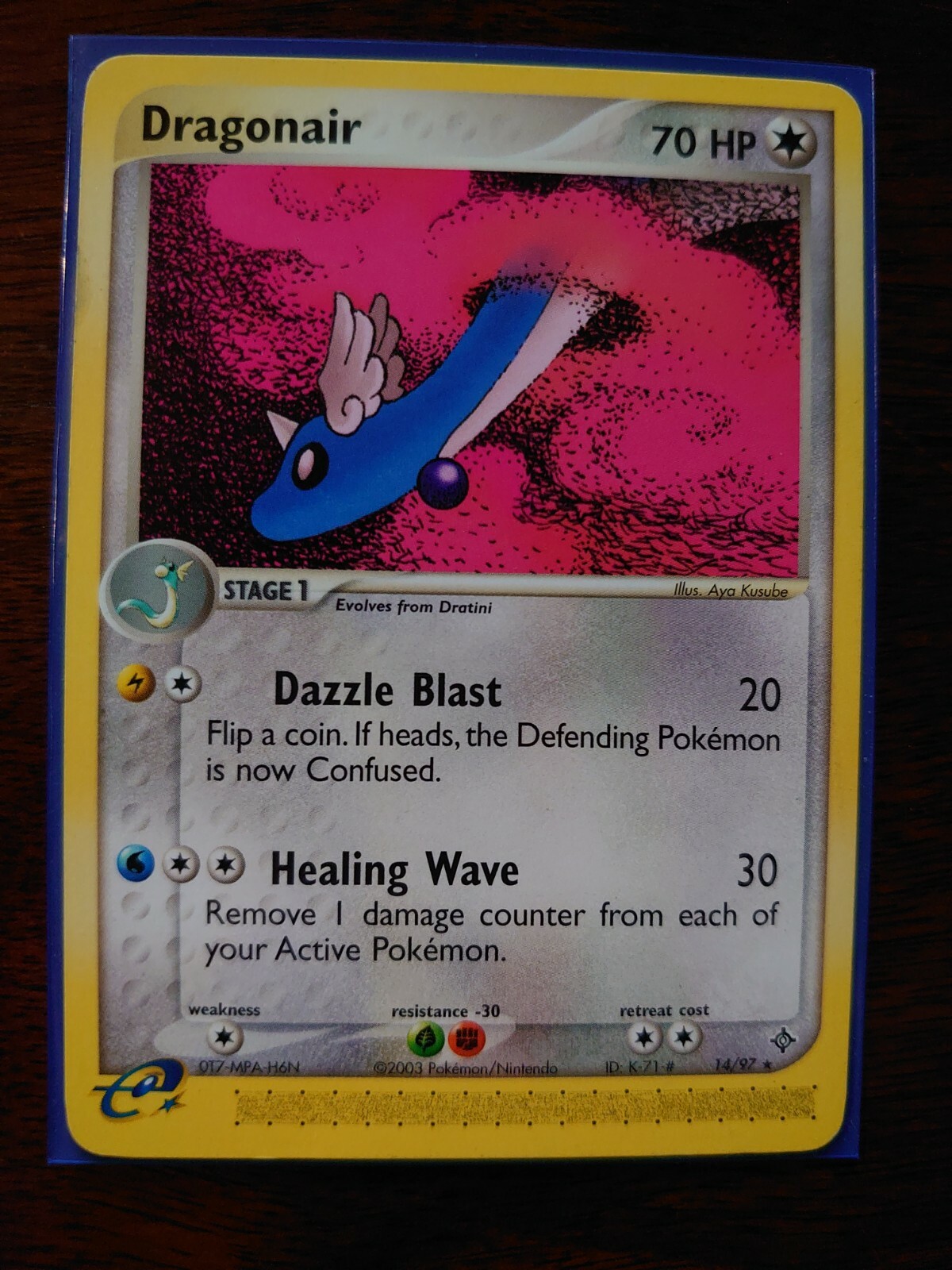 Pokémon TCG Dragonair EX Dragon 14/97 Regular Rare