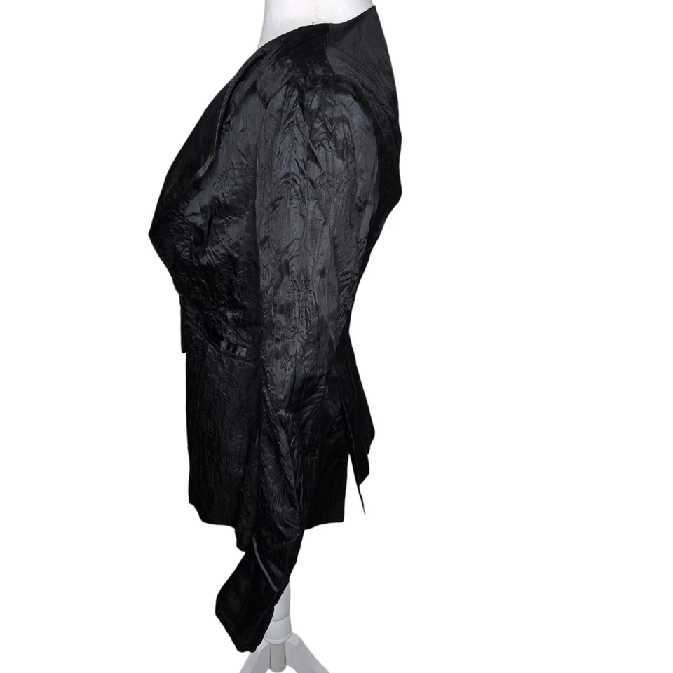 Blazer Esmoquin Negro Free People Para Mujer Cóctel Fiesta Formal Talla 4 Elegante  Foto 4 de 4