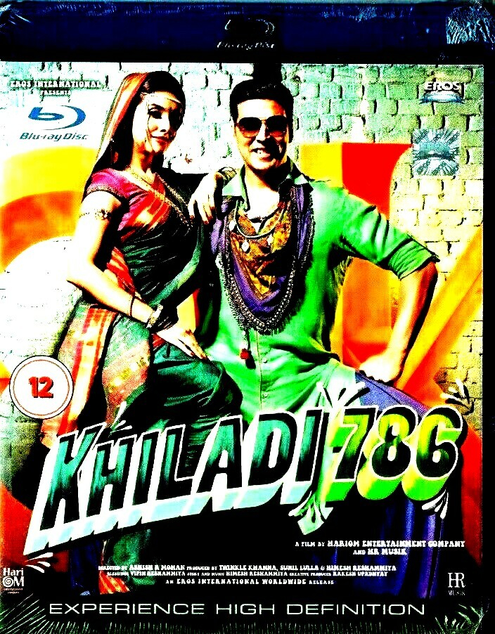 KHILADI 786 - AKSHAY KUMAR, ASIN THOTTUMKAL - BOLLYWOOD BLU-RAY - ENGLISH SUBS