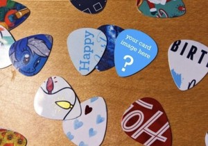 Guitar Picks [25 Piece Pack Made From Recycled Gift Cards Credit Cards Upcycled]
