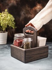 Servilletero Madera Elegante y Funcional para Comedor, Cocina y Fiesta