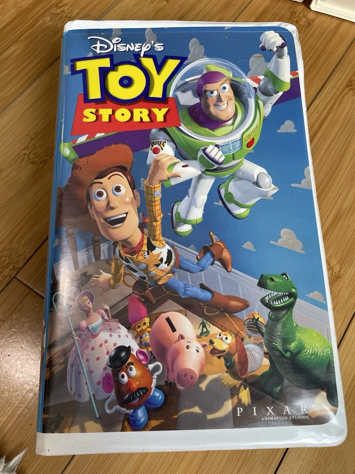 Lot Of 4 VHS Movies Toy Story 1 And 2 Muppet Classic Theater  And Willy Wonka Foto 3 de 4