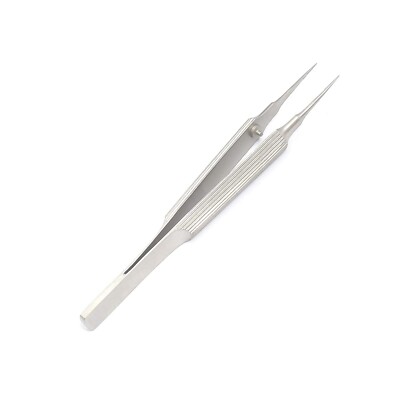 Tying Forceps 4'' (10.1CM) Extra Delicate Smooth Jaws 6MM Platform Round HANDLE