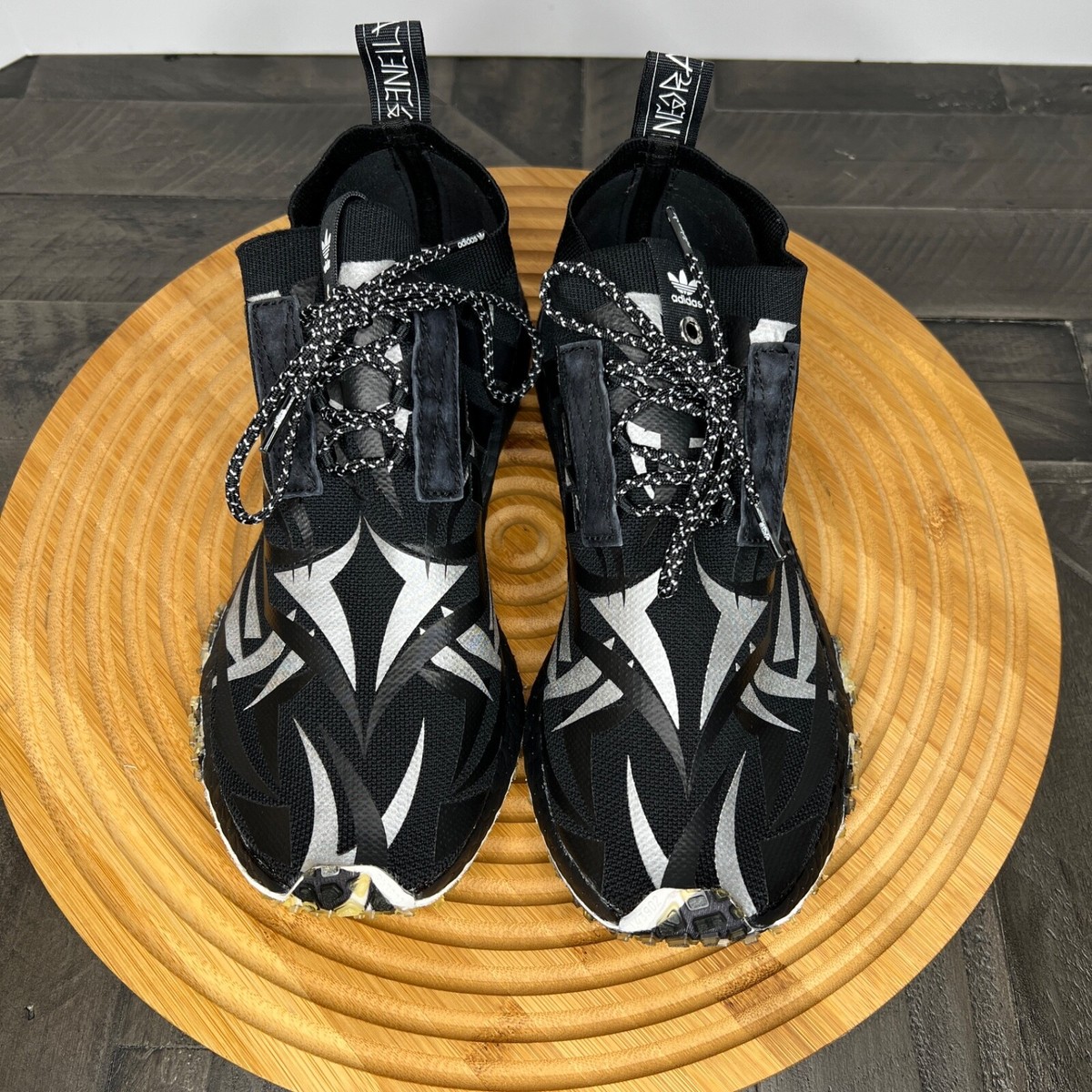 Adidas Consortium JUICE X NMD Black Silver Racer Primeknit
