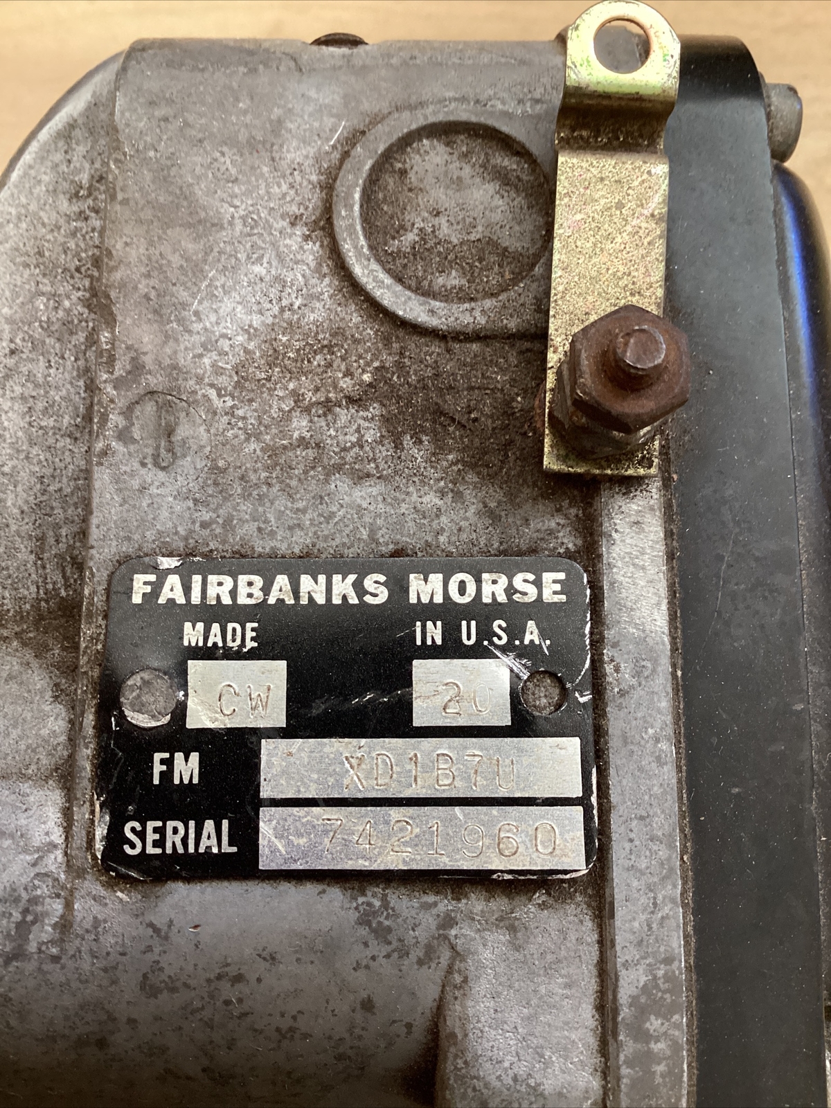 Fairbanks Morse Wisconsin AEN,AENL Serial 7421960 eBay