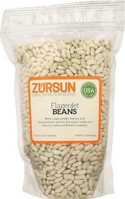 Zursun, Beans Gluten Free, Egg Free Flageolet Beans 24 Ounce