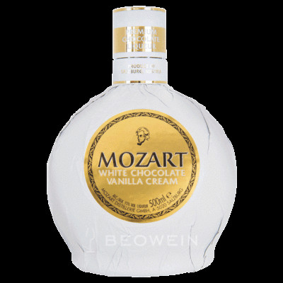 Mozart White Chocolate Vanilla Cream 0,5 l Weisser Schokoladenlikör Österreich