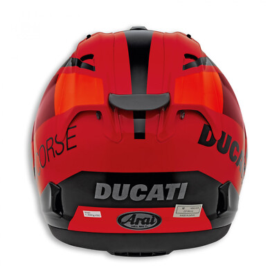 Ducati Arai Rx-7 V Evo Corse V6 Helmet Integral Helmet Black Red