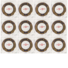  12 Pack Edco Copper Foil Roll Remarkable Resistance Adhesive 7/32 in 1.0 mil