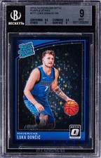 2018-19 DONRUSS OPTIC PURPLE STARS #177 LUKA DONCIC RR SSP 5/13 RC RATED ROOKIE