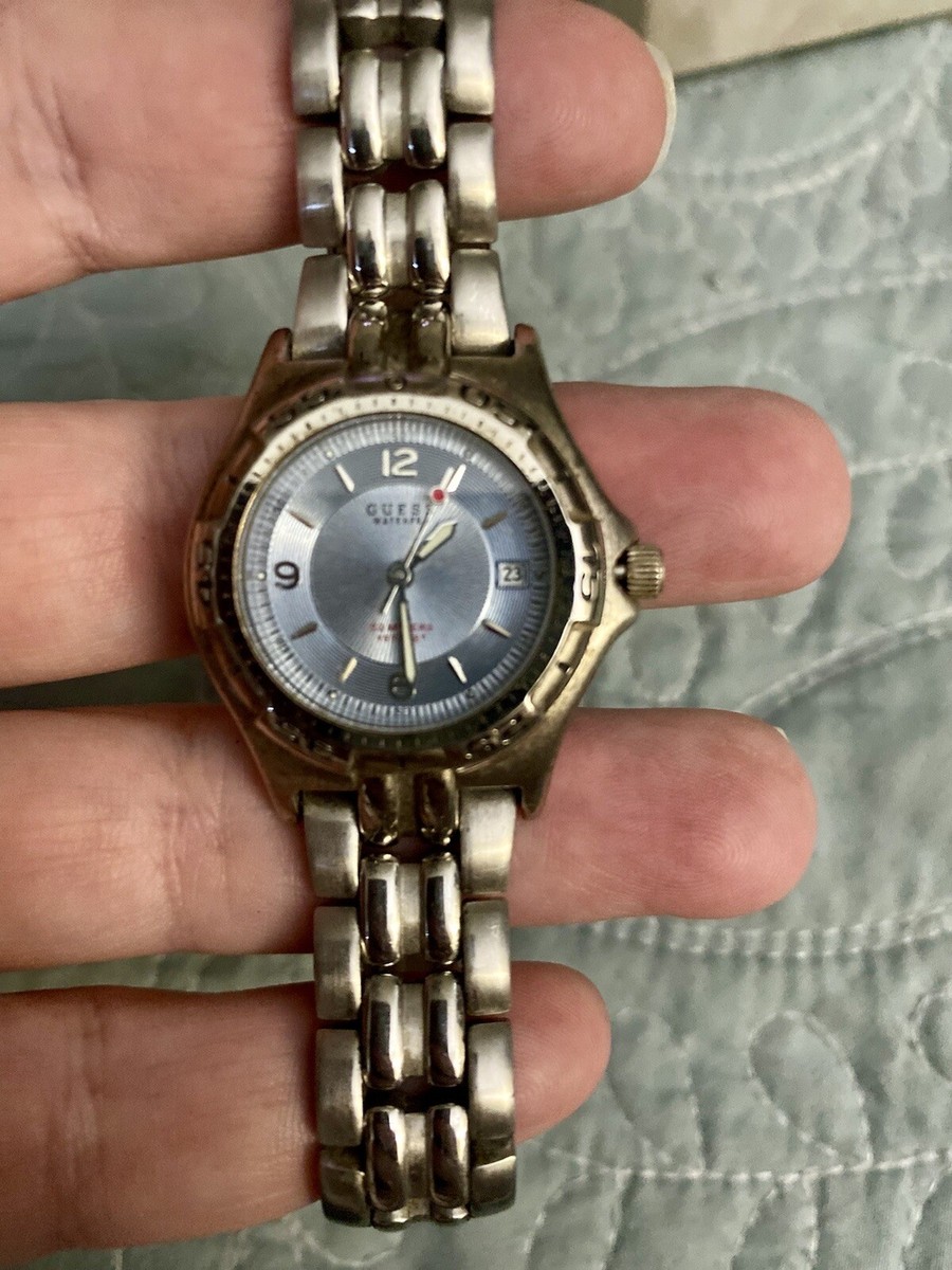 Women's Guess Waterproof Watch Black Dial Guess Waterpro