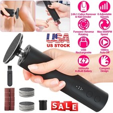 Rechargeable Electric Callus Dead Skin Remover Foot File Grinder Pedicure Kit
