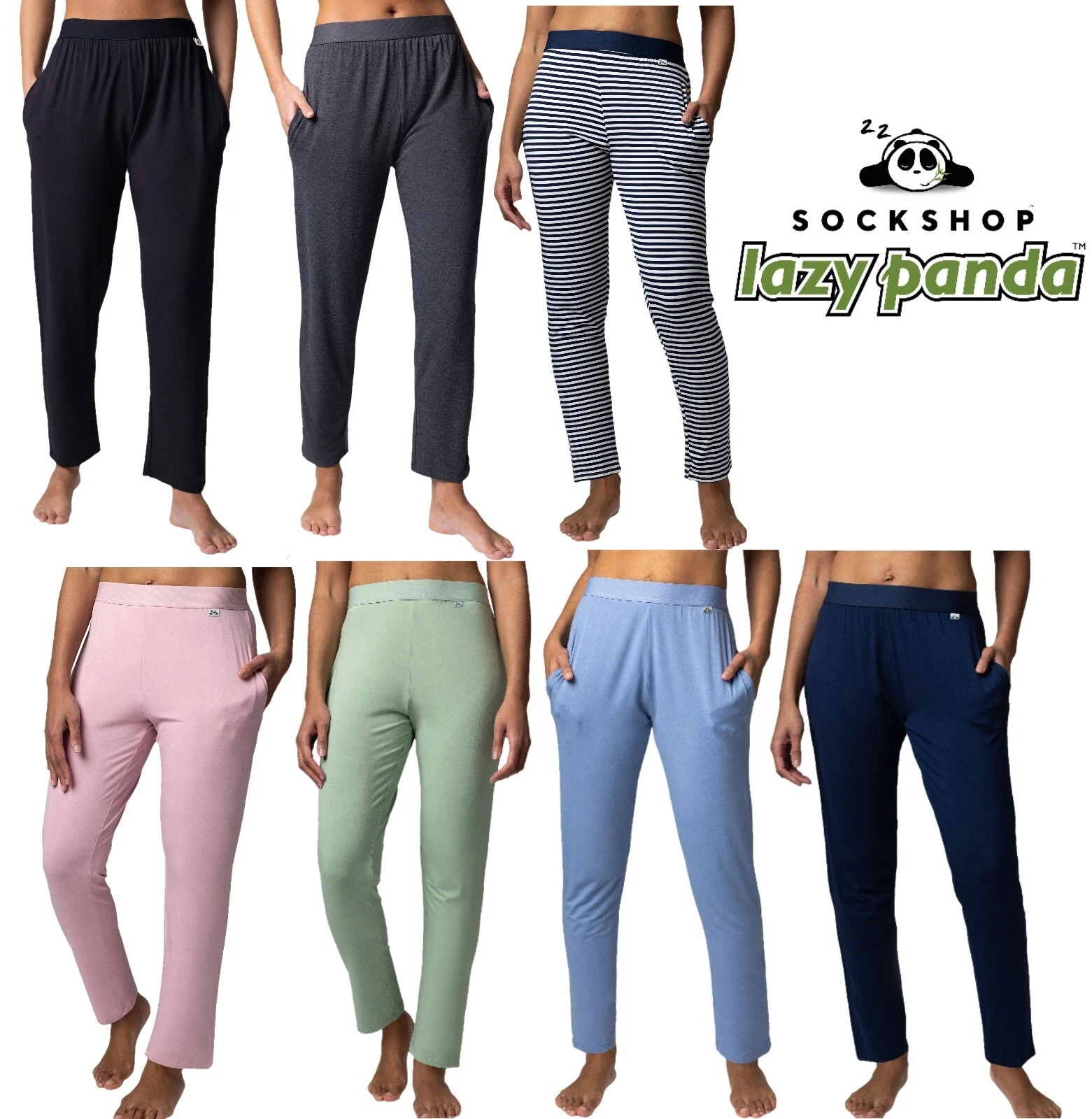 Womens Loungewear Bottoms, Pants, PJ, Nightwear, Soft Bamboo 1 Pack - Lazy Panda
Opens in a new wind