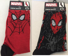 NEW Marvel Spider-Man Unisex Crew Socks Size 9-13